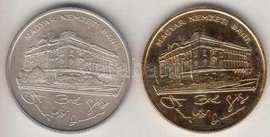 1993. 200Ft Ag "MNB" aranyozott + 200Ft Ag "MNB" T:2 tanúsítvánnyal