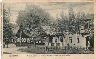 Előpatak, post and telegraph office, Villa Manó Goldstein (b)