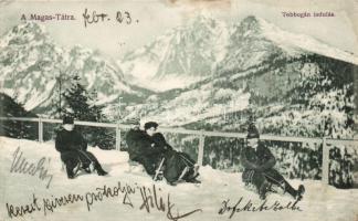 Tátra, toboggan, Divald (fa)