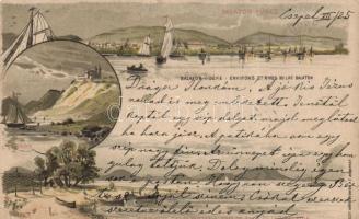 1898 Balatonfüred, Tihany, Ezredéves Országos Kiállítás 2kr Ga. litho s: Dörre T. (kis szakadás / small tear)