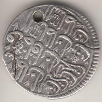 Törökország / Oszmán Birodalom (1703) AH1115 1/2Z Ag "III. Ahmed szultán" (8.79g) T:2- ly. Turkey / Ottoman Empire (1703) AH1115 1/2 Zolota Ag "Ahmed III" (8.79g) C:VF hole