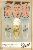 45 db modern lap, többnyire sör témában, cseh városlapok, 1 db füzet Feldschlösschen Rheinfelden  sö...