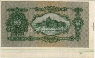 1929. 10P "B000 000000" T/Erh:I bal alsó ívszélszegélyes fázisnyomat/ linke untere Eckrand...