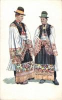 Hungarian folklore, young matyó men s: Csikós Tóth András