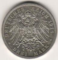 Német Császárság/D.Reich /Kaiserreich/Anhalt 1914A Friedrich II 3M ezüst/Silber T/Erh:vz J.24