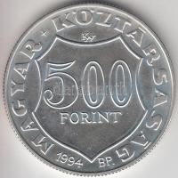 1994. 500Ft Ag "Kossuth Lajos" T:BU tanúsítvánnyal