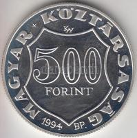 1994. 500Ft Ag "Kossuth Lajos" T:PP tanúsítvánnyal
