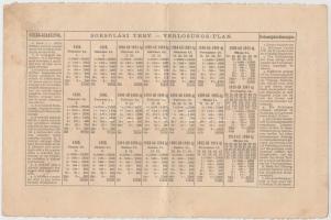 Budapest 1888. "Magyarországi Jószív Egyesület" sorsjegye, pecsételéssel 2Ft-ról magyar és...