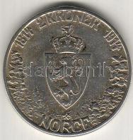Norvégia 1914. Emlékveret 2Kr ezüst T:3 fülnyom