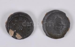 cca 1930 Magyar kir. Posta, Magyar Nemzeti Bank 2 db plomba