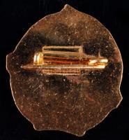 ~1980. "1 millió kilométer balesetmentesen" felcsavarozható kitüntető jelvény miniatűrrel ...