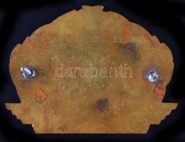 ~1980. "750 ezer kilométer balesetmentesen" felcsavarozható kitüntető jelvény miniatűrrel ...