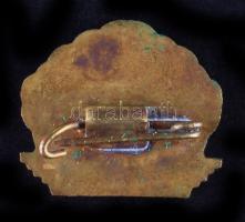 ~1980. "750 ezer kilométer balesetmentesen" felcsavarozható kitüntető jelvény miniatűrrel ...