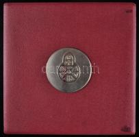 Rácz Edit (1936-) 1972. "Vezess Baleset Nélkül Mozgalom" Br emlékplakett (94mm) eredeti dí...