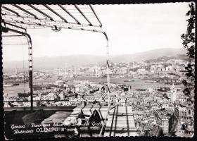 cca 1950 Illovszky Rudolf szövetségi kapitány által hazaküldött képeslap