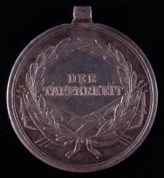 1915-1916. "II. osztályú Ezüst Vitézségi Érem" fémjel nélküli változat, mellszalag nélkül....