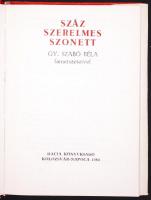Dáné Tibor: Száz szerelmes szonett. Gy. Szabó Béla fametszeteivel. Kolozsvár 1984. Dacia Könyvkiadó