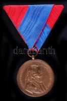 1938. "Felvidéki Emlékérem - II. Rákóczi Ferenc" Br emlékérem mellszalaggal T:2 Hungary 1938. "Commemorative Medal for the Liberation of Upper Hungary" bronse medal with ribbon C:XF