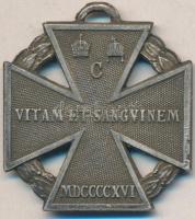 1916. "Károly Csapatkereszt" mellszalag nélkül T:2 1916. "Karl Troop Cross" without ribbon C:XF