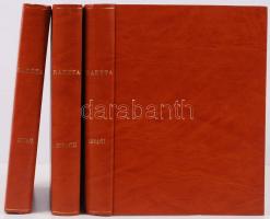 1984 Rakéta, teljes évfolyam, 3 kötetbe kötve, műbőr kötésben