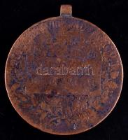 1898. "Jubileumi Emlékérem Fegyveres Erő Számára / Signum memoriae (AVSTR)" Br érem mellsz...