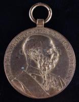 1898. "Jubileumi Emlékérem Fegyveres Erő Számára / Signum memoriae (AVSTR)" Br érem mellsz...