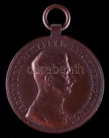 1917. Bronz Vitézségi Érem "IV. Károly / Fortitudini" mellszalag nélkül T:2 1917. Medal for Bravery without ribbon Br sign:Kautsch C:XF