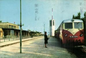 12 db modern úttörővasút témájú képeslap / 12 pieces of modern railway of pioneer cards