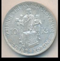 Szlovákia 1944. 10K Ag T:2 Slovakia 1944. 10 Koruna Ag C:XF