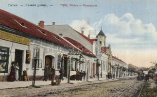 Titel Main street, the shop of Jenő Nonnenmacher