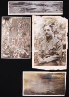 1914-1918 Légi felderítői nagyobb fotói, gyalogsági előretörés, Brinden in Tirol... /  1914-1918 WW. I. air-scout photos: Tirol, field photos