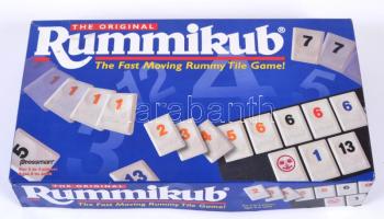 Rummiklub társas játék, kisebb szakadások, 20×33 cm