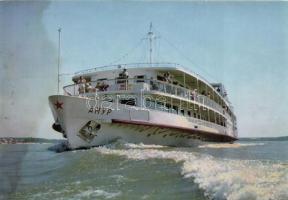 25 db modern hajó motívumlap / 25 modern ship motive cards