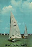 20 db modern képeslap vitorlásokról / 20 modern postcards about sailing boats