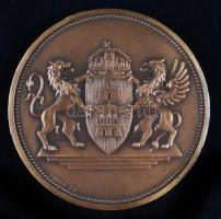 1937. "Budapest Sport Egyesület Versenydíja 1937." Br emlékérem (59mm) eredeti dísztokban ...