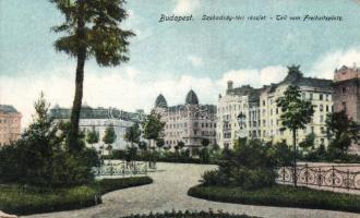2 db régi Budapest képeslap, Szabadság tér és Országház / 2 pieces of Budapest postcards, Szabadság square and Country House