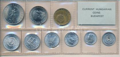 1981. 2f-10Ft 9db klf érmés forgalmi sor fóliatokban T:1