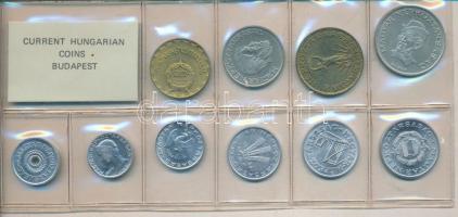 1984. 2f-20Ft 10db klf érmés forgalmi sor fóliatokban T:1