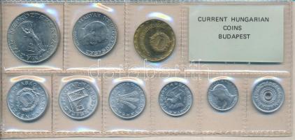 1982. 2f-10Ft 9db klf érmés forgalmi sor fóliatokban T:1