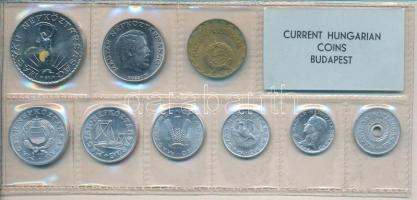 1972. 2f-10Ft 9db klf érmés forgalmi sor fóliatokban T:1