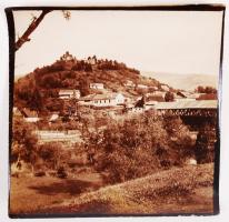 cca 1900 113 db utazás közben kézsített fotó, tájképek, életképek, műemlékek, hozzá egy jó állapotú ...