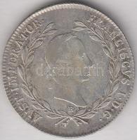 Ausztria/magyar verdejel 1830B 20Kr Ag I.Ferenc T:2-