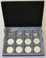 Uganda 2006. 2000Sh Ag "A labdarúgás halhatatlanjainak csarnoka" 12klf emlékpénz éremtartó...