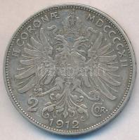 Ausztria 1912. 2K Ag T:2- Austria 1912. 2 Corona Ag C:VF