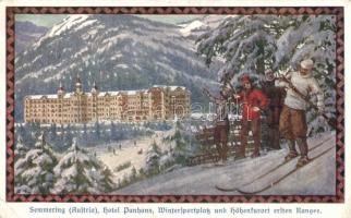 Semmering Hotel Danhans, winter sport field, skiing (EK)