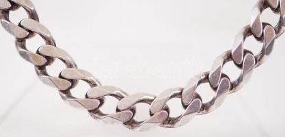 Ezüst (Ag.) nyaklánc, 925-ös, jelzett, nettó:111 g, h:57 cm/ Silver necklace