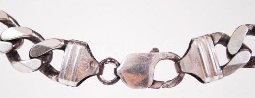 Ezüst (Ag.) nyaklánc, 925-ös, jelzett, nettó:111 g, h:57 cm/ Silver necklace
