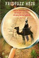 300 db modern térképes képeslap