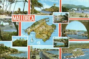 300 db modern térképes képeslap