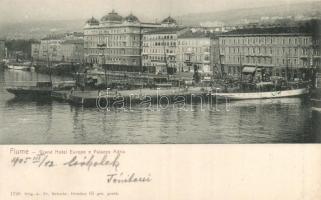 Fiume, Grand Hotel Europe, Adria Palace